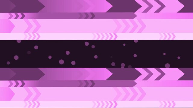 Abstract geometric background with layered horizontal arrows animation