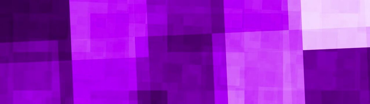 Abstract purple geometric motion background with shifting layered rectangles and dynamic violet graphics.
