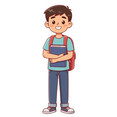 boy with a book