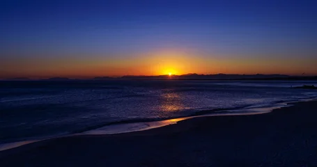 Fotobehang Zonsondergang Zee sunset over the sea  © Rafael
