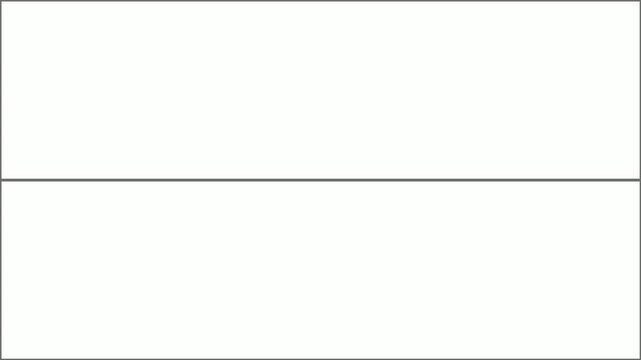 A stark white background divided by a single horizontal gray line, representing a clean and minimalist design element.