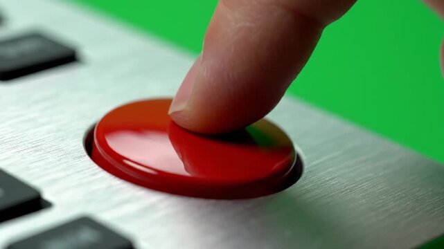 Pressing a Button on a Control Panel