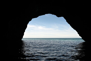 Felsentor bei Algar Seco an der Algarve © Fotolyse