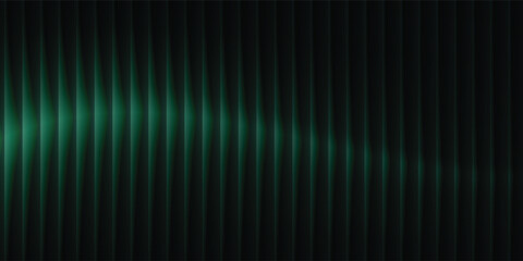 Dark black abstract graphic design with flexible wave shapes with net pattern texture and wrapped in bright (neon) Teal futuristic and elegant. Dark illustrator graphic. © Imam Baidowi