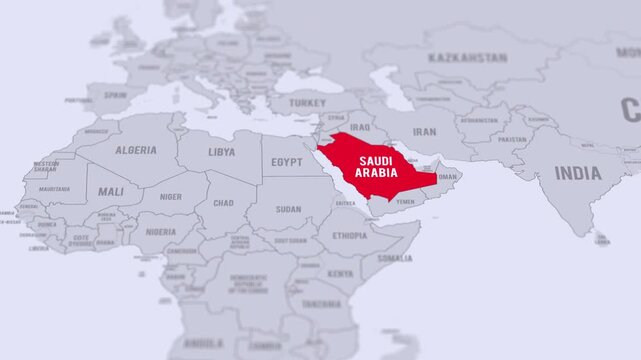 Saudi Arabia Map