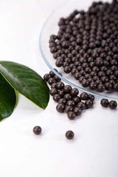 Black water filter beads