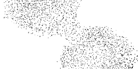 A scattered cloud of ink dots forms a dynamic, abstract shape on a white background, creating a visually striking graphic element. © MdKefaitUllah