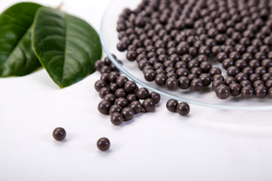 Black water filter beads