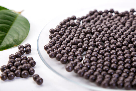 Black water filter beads