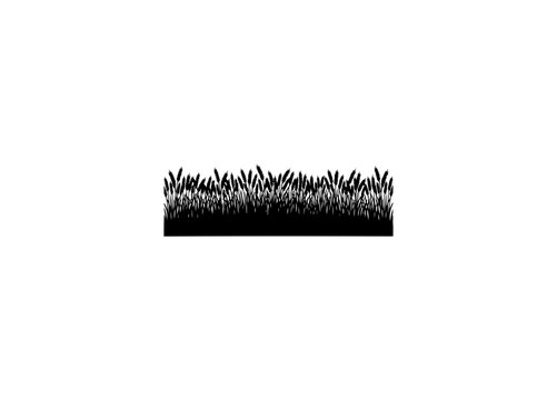 Minimalist Grass Texture Vector Illustration