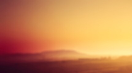 Fototapeta premium Sunset orange gradient background with warm radiant glow