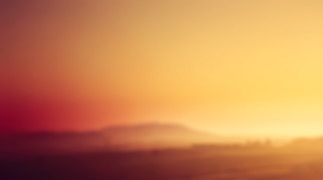 Sunset orange gradient background with warm radiant glow