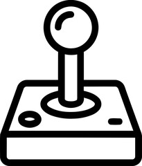 Retro joystick icon © poedesign