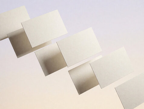 Floating Business Cards