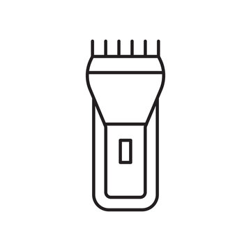 Trimmer icon isolated on white background