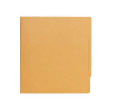 Plain file folder with a minimalist design for office use and organization