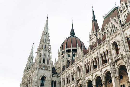 Hungarian Parliament Building, postcard view