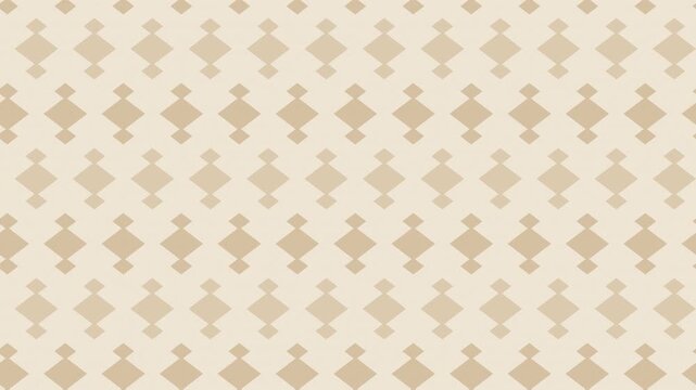 Beige japanese matsukawabishi stepped diamond pattern scrolling, traditional seamless loop background