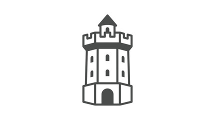 Tower castle architecture medieval building. © Ahmad