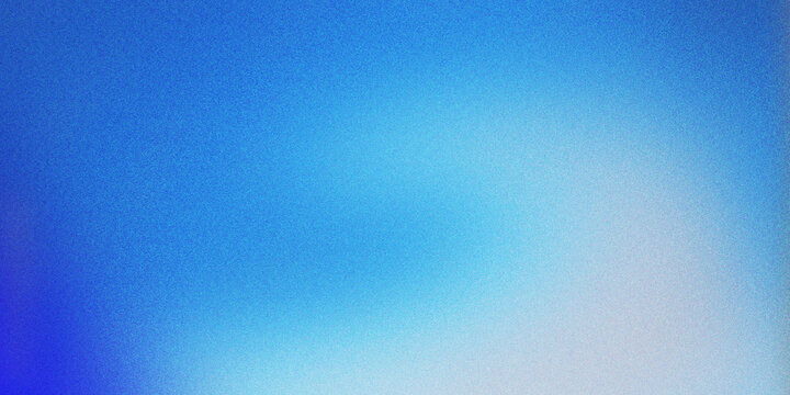 Minimalist blue gradient background with grainy texture effect and soft light glow transition for professional web design and creative presentation