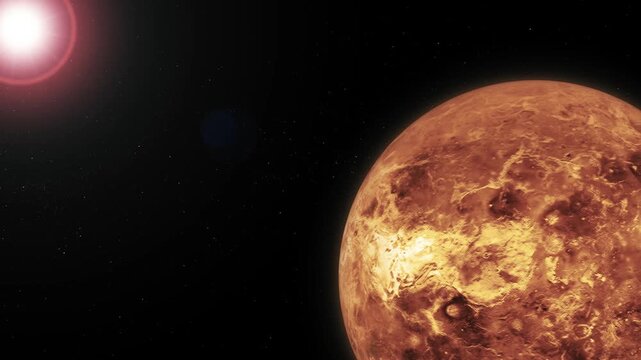 Detailed Makemake Dwarf Planet Render with Celestial Lighting and Starfield