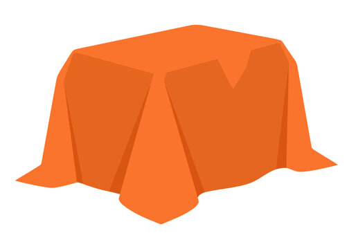 A flat vector illustration depicts an orange safety blanket covering a battery, emphasizing isolation and protection. Clean, modern design.
