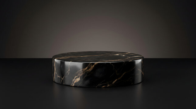 Luxury Nero Portoro Marble Podium