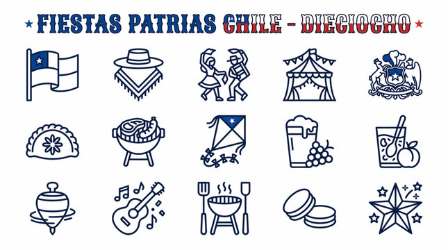 Chilean Independence Day Icons: Fiesta, Food, Music, & Culture