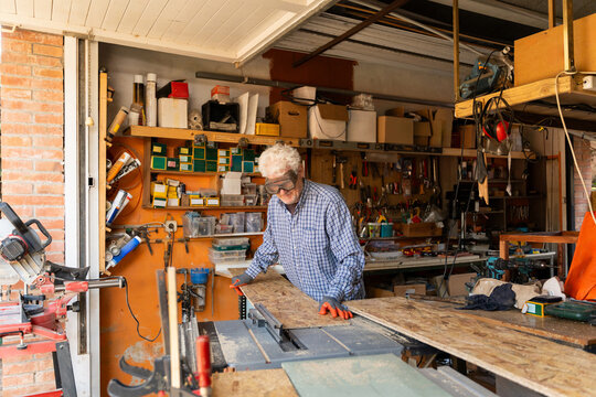 Woodworking in a Garage Workshop 
