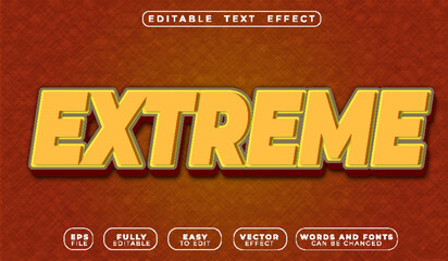  Extreme Adrenaline Action Racing Adventure Survival Challenge Typography Lettering Alphabet Graphic Vector Fully Editable Smart Object Text Effect © MehmetMelih