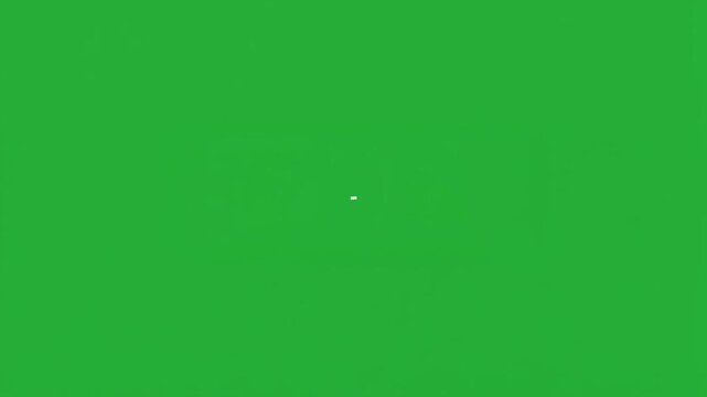 White Rectangular Reveal Wipe on Green Screen Animation