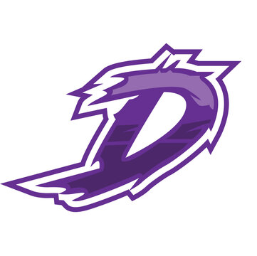 Letter D Scary Logo