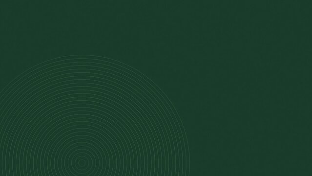 Abstract dark green background with concentric circular dashed lines