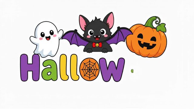 Happy Halloween Jack o lantern with Bats pumpkin