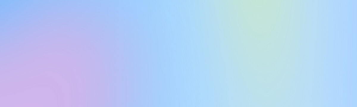 light blue, green and pink gradient banner with free space for text