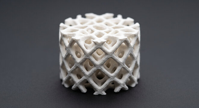 3D Printed Porous Bone Scaffold Lattice Structure