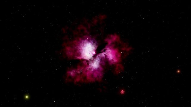 Carina Nebula (NGC 3372) - Cinematic Deep Space Flight 4K 60fps