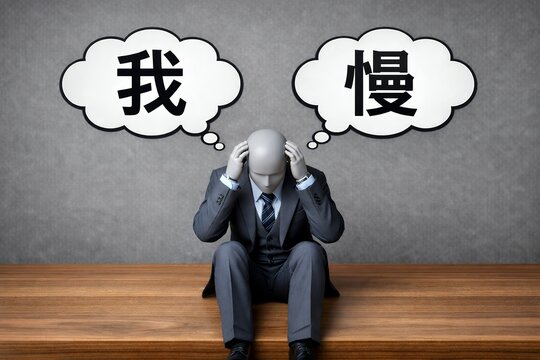 「我」と「慢」に苦悩するビジネスマンの心理的葛藤と悩み