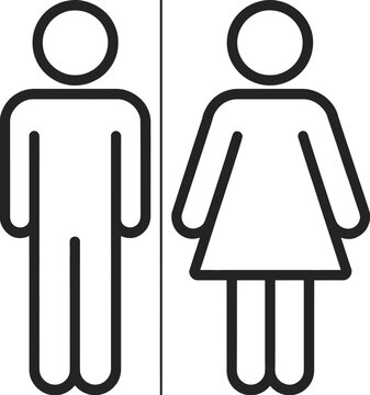 Line icon of a man with a girl, featuring a clean minimalist outline, simple monoline vector illustration, caring parent and child concept, scalable graphics, and professional design for family, paren
