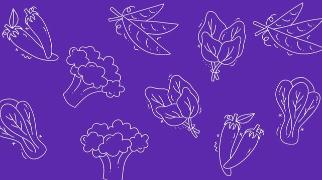 Suitable for food blogs, recipe cards, farmers market promotions. Playful and colorful vegetable illustrations add fun to various designs.