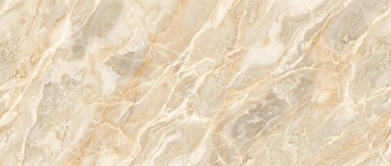 Fototapeta premium Marble texture background featuring warm golden onyx stone surface with sweeping layered banding perfect for luxury interior design projects