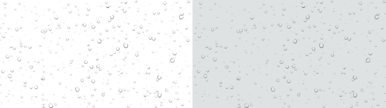 Rainwater drops rainy window streak reflection dense overlay transparent background