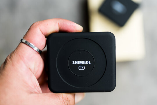 Bangkok, Thailand - July 22, 2026 : Shimbol TP Nano highly affordable wireless video transmission system designed for solo content creators