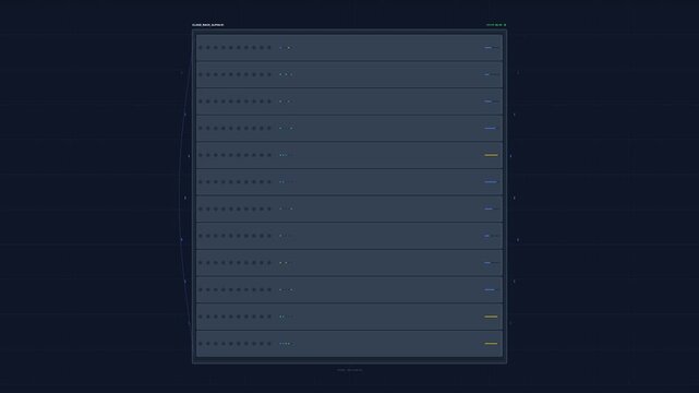 Enterprise Server Rack Visualization for Cloud Data Center Technology