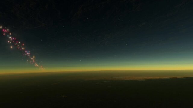 LHS 1903 b (Exoplanet) - Alien Sunset and Volcanic Landscape 4K 60fps