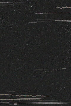 Glitch effect on a black background