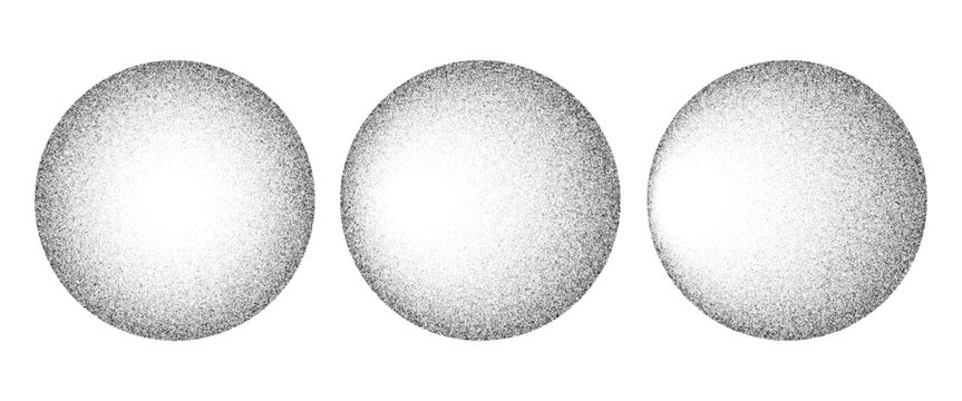 Noise grain background. Halftone grain noise. Spray grainy textured. Round dot work pattern.