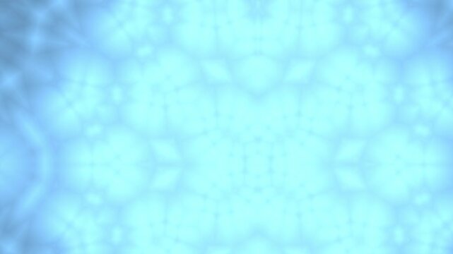 Abstract soft blue background with shifting geometric light patterns