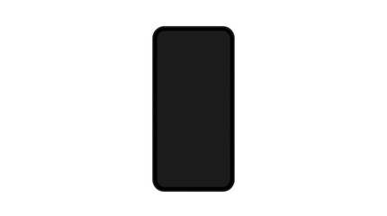 Naklejka premium Modern Frameless Smartphone Device Mockup with Blank Screen Vector Illustration