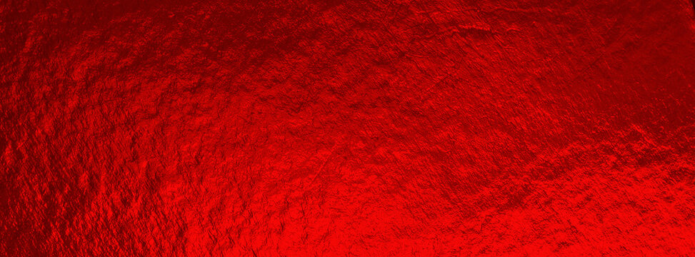 Panorama red golden abstract metallic texture background with warm shine and rich reflective surface.